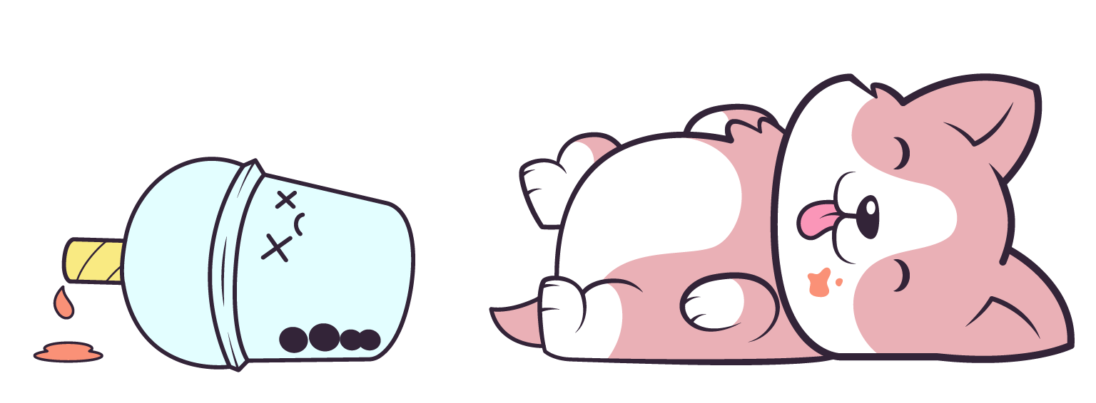 Chonky is sleeping